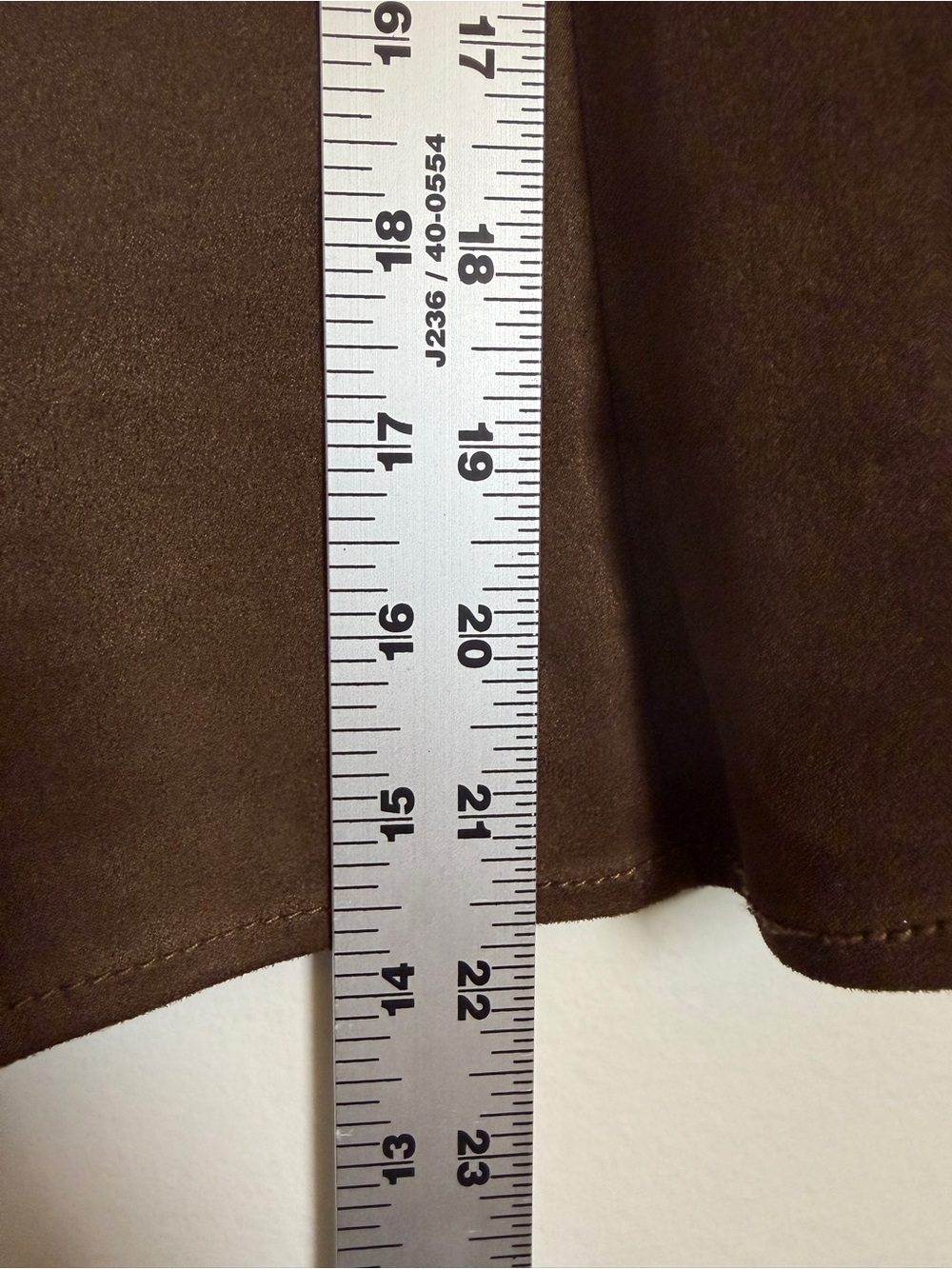 VINTAGE 90s INSANE BCBGMAXAZRIA Brown Faux Suede 2-Piece Skirt Set 6 Small Y2K - Picture 11 of 13